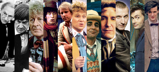 All eleven Doctors.
