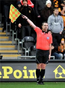 Assistant Referee Signals Offside