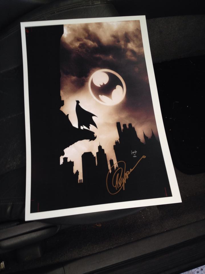 One of the prints I got signed by artist Greg Capullo.
