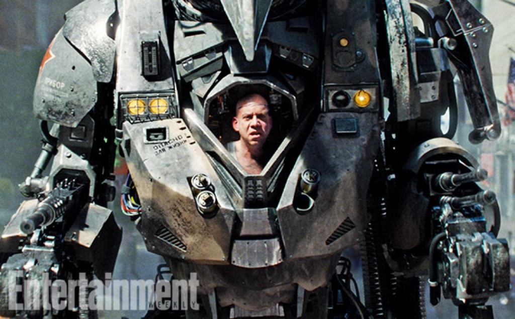 The VERY silly looking Paul Giamatti in an even sillier looking Rhino suit. Photo from Entertainment Weekly. 