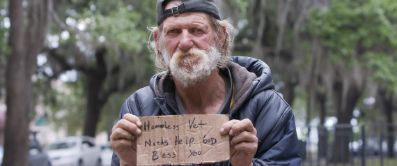 Desperate Homeless people on Street in Fort Lauderdale. Source: www.huffingtonpost.com