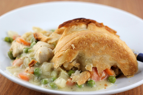 There's nothing better than some warm turkey pot pie! Source:http://blogchef.net