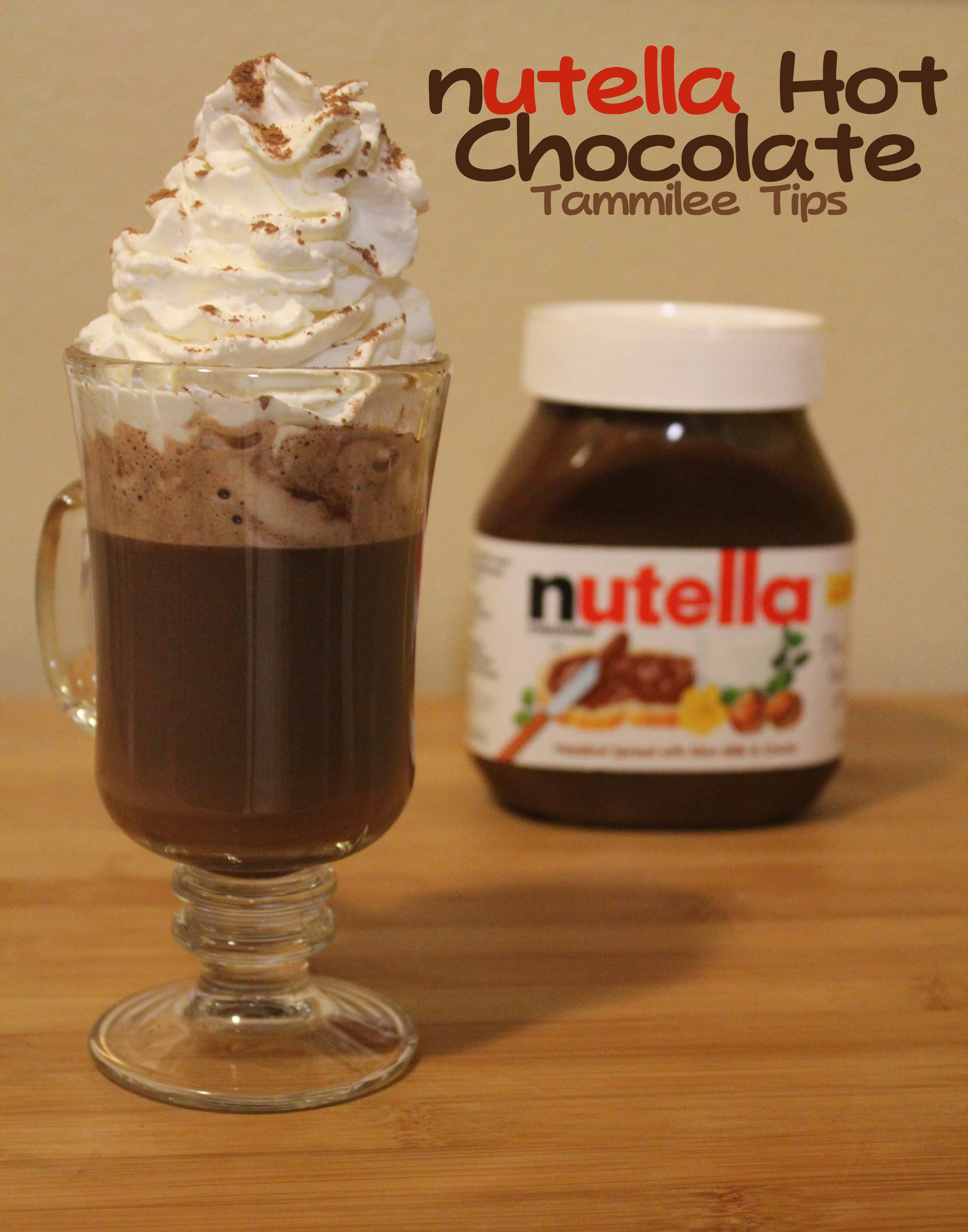 Nutella makes everything better! Source:http://www.tammileetips.com