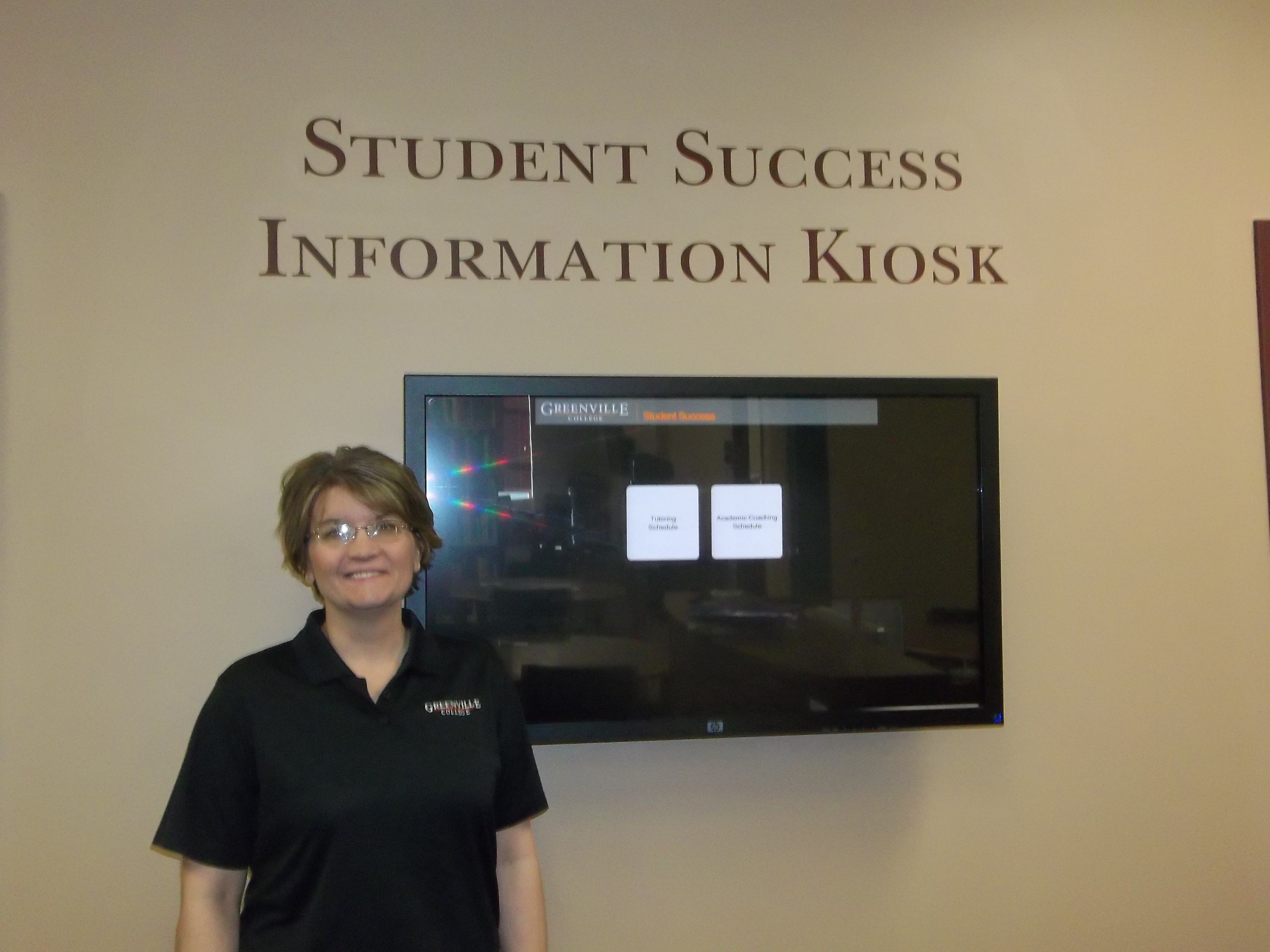 Gina Kester loves to help students find jobs during the school year and the summer. She works with peer tutoring and is always willing to help students out.