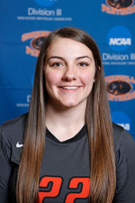 Mary Beth Mertin's official Greenville Women's Volleyball. Image by Greenville College.