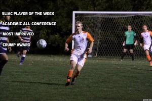 Jones was also awarded and earned SLIAC player of week in one stage of his sophomore season. Jones improved on and off the field, he also made the All Academic Conference for his grades.