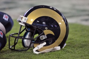 St. Louis Rams Football Helmet