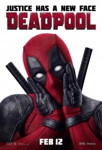 Deadpool movie poster.