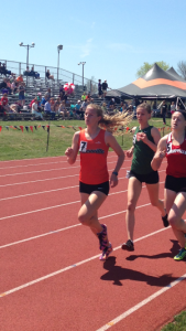 Brooke Goodyear finishing strong and fast. Image from Austin Brinkman 