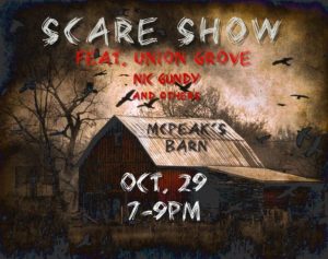 Flier for the Scare Show