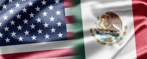 USA & Mexico Flag